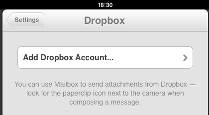 Vincular Dropbox y Mailbox