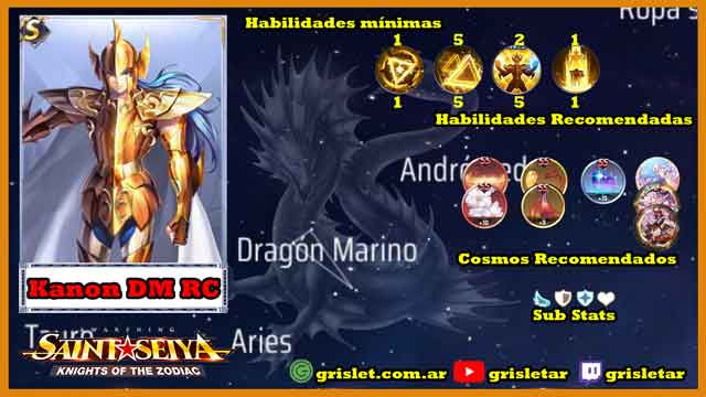 Kanon Dragon Marino guia español