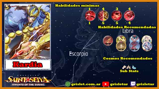 guia kardia escorpio lost canvas