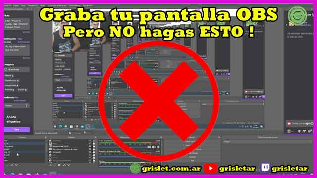 Como grabar la pantalla de nuestro obs sin efecto infinito o loop