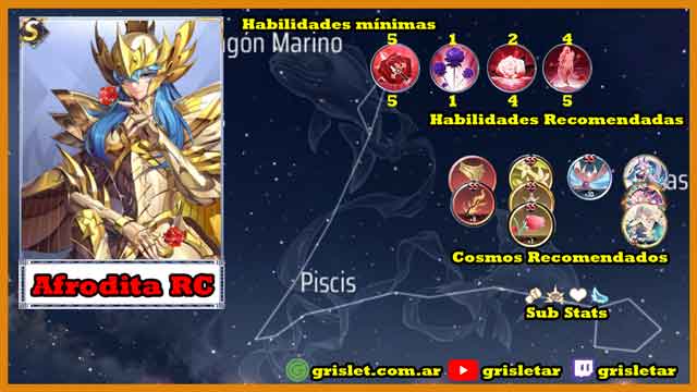 Guia Afrodita Piscis DC